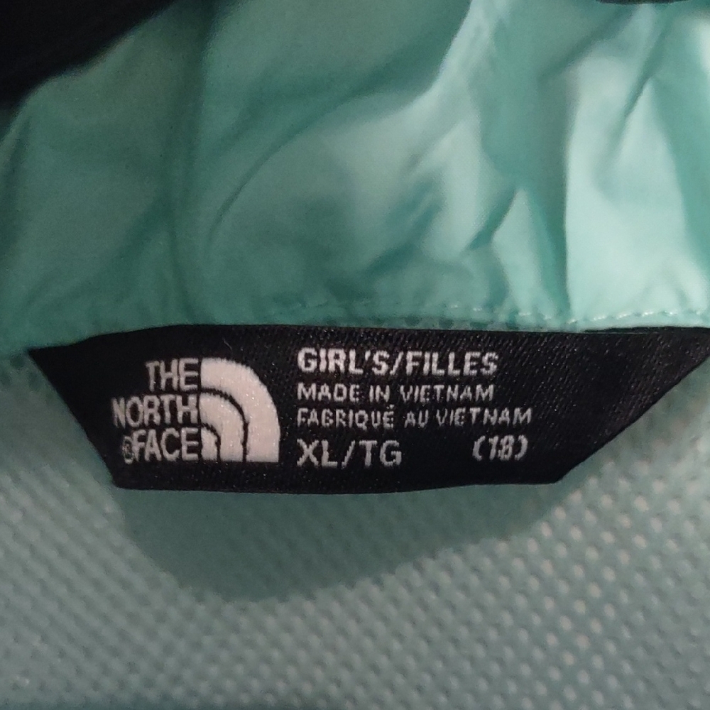THE NORTH FACE Blue and Green Hooded Jacket - Picture 5 of 16